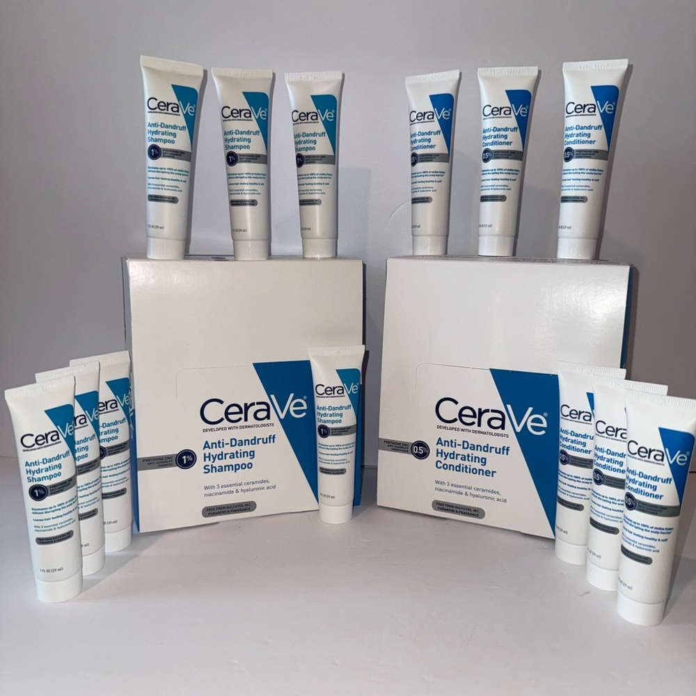 CeraVe Anti Dandruff Shampoo & Conditioner 2 Pack, 15 FL Oz Each Pack.